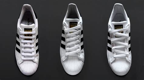 adidas superstar schuhe binden|adidas superstars lace style.